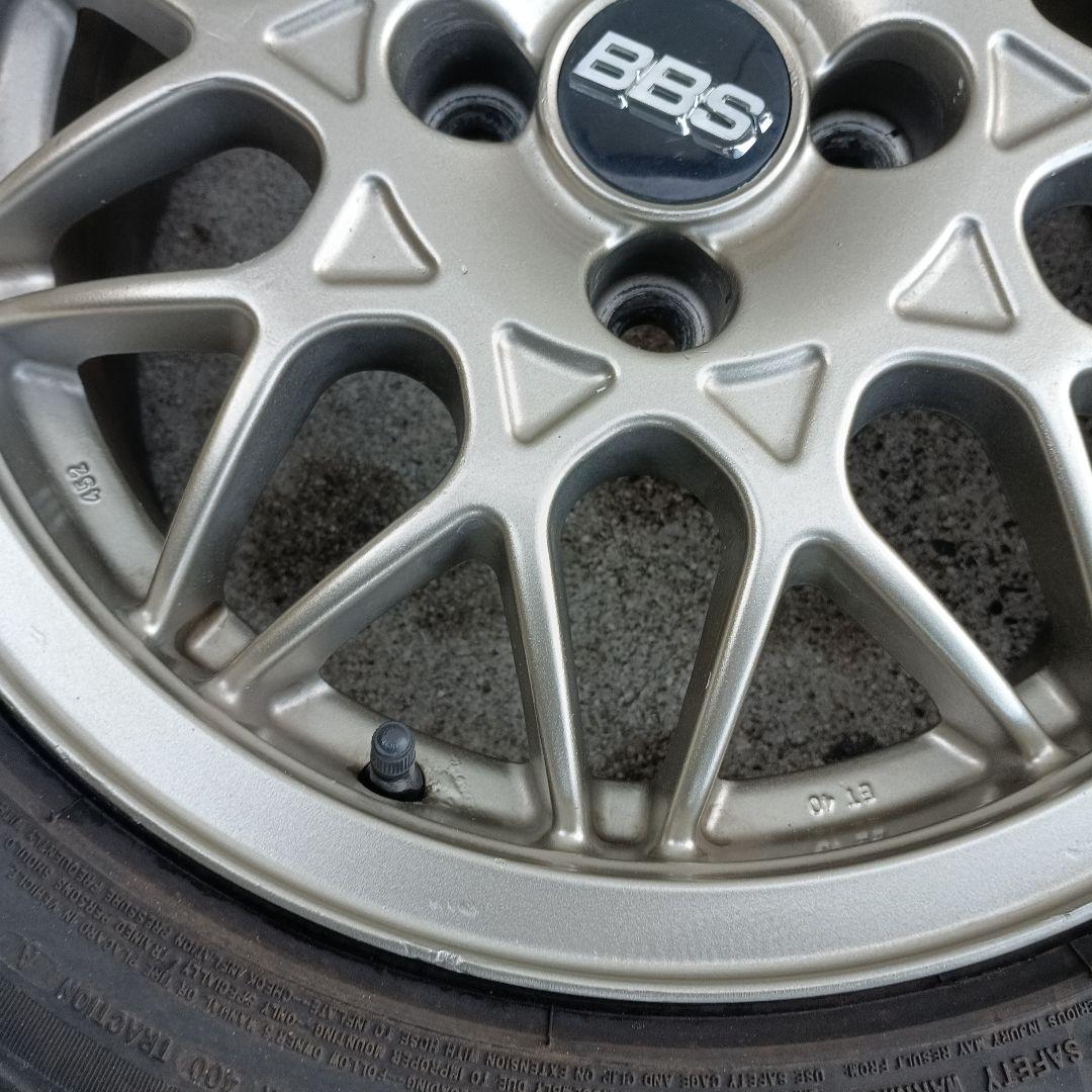 BBS6.5J 185/55-15 4穴PCD100 4本セット送料7000円