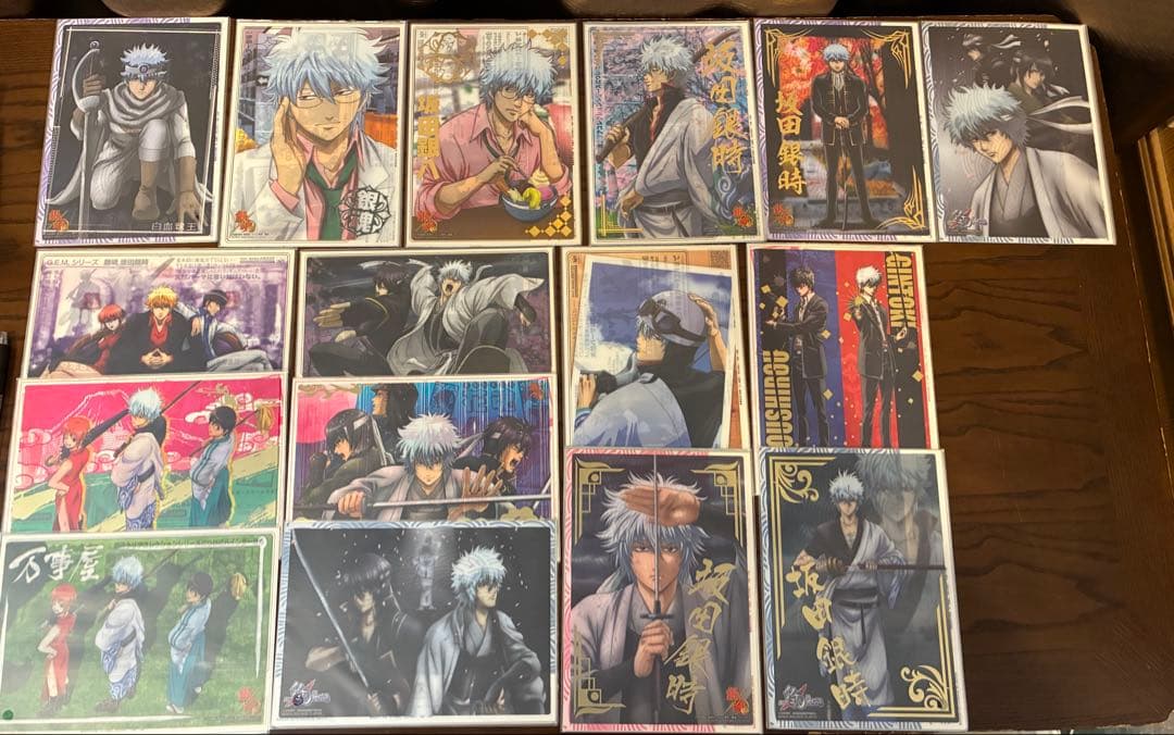 銀魂　クリアコレクション　坂田銀時　16枚セット