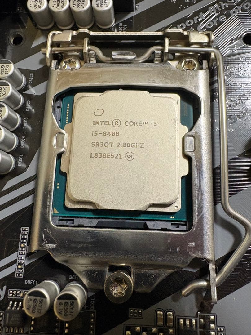 core i5 8400＋GIGABYTE H370 HD3 CPUクーラー付き