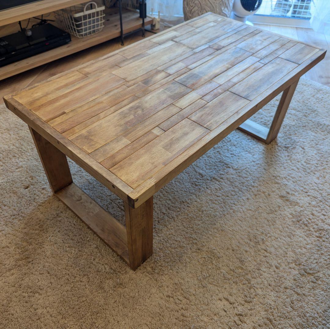 SALE【現物につき】ローテーブル　木製テーブル　✨　ハンドメイド