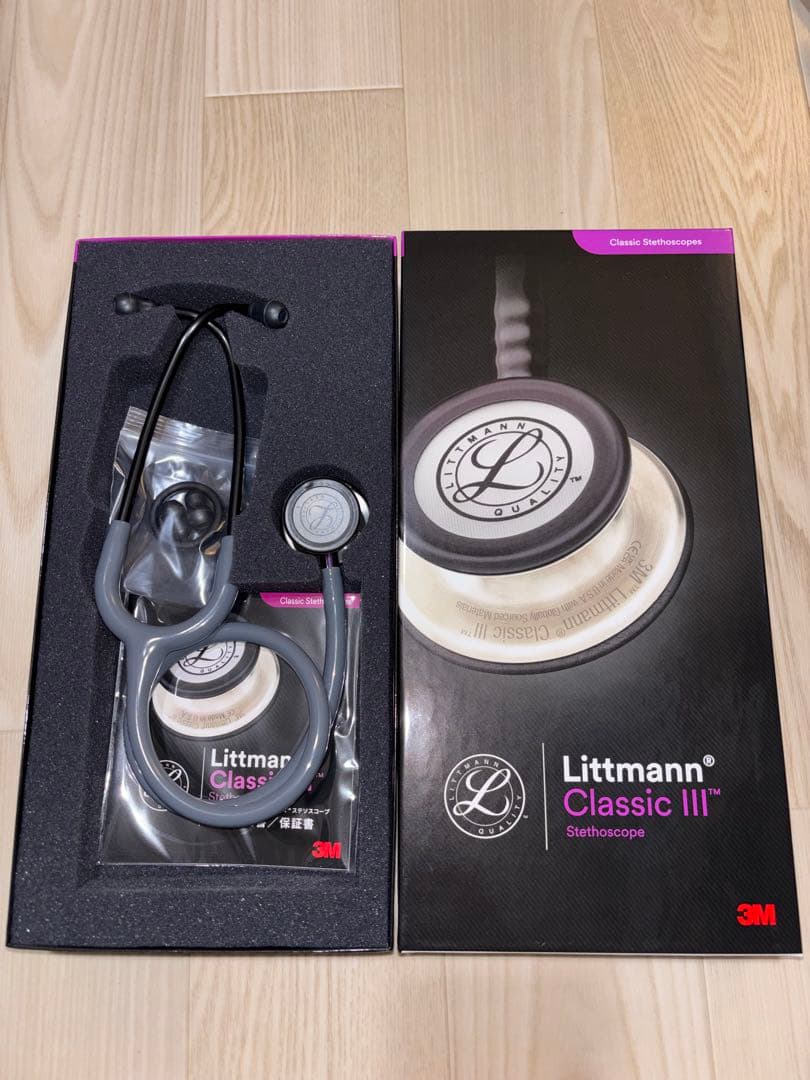 新品 Littmann Classic III 聴診器 27インチ　グレー