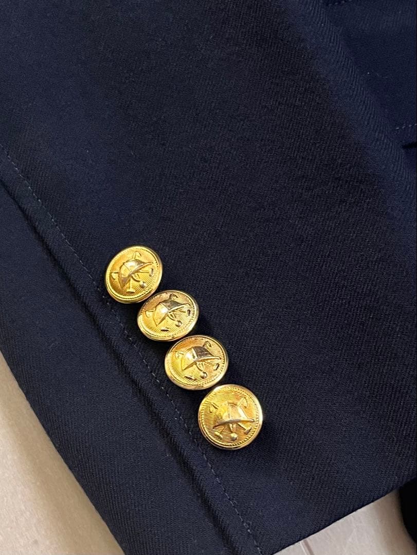 【美品】 RALPH LAUREN フォーマル　4点セット 紺ブレ 130