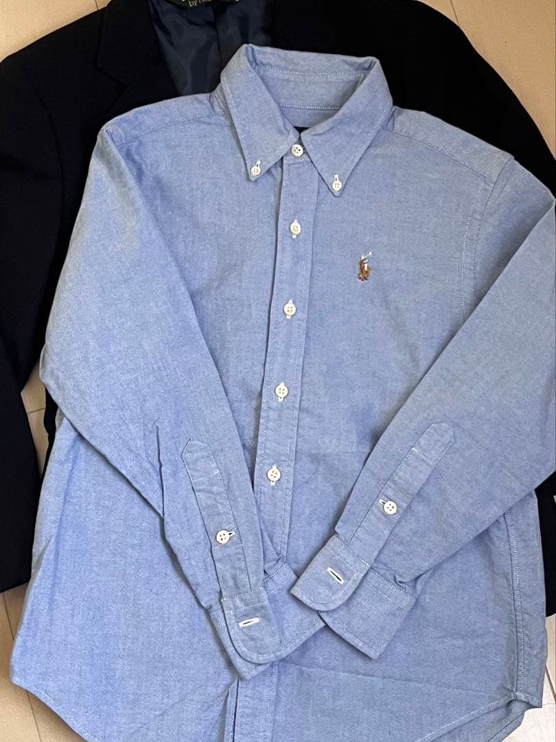 【美品】 RALPH LAUREN フォーマル　4点セット 紺ブレ 130