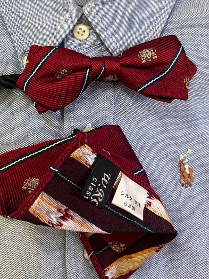 【美品】 RALPH LAUREN フォーマル　4点セット 紺ブレ 130