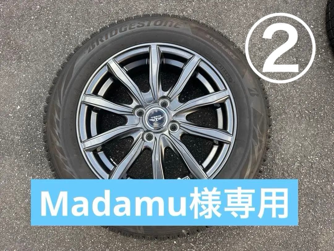 アクア　スタッドレスタイヤ②　15インチホイールセット　175/65R15