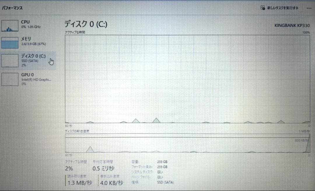 【保証付】HP ProBook 450 G3 i5 4GB SSD 新品換装済