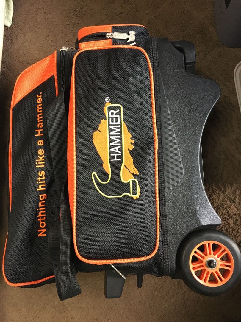 HAMMER ボウリング用バッグ キャスター付き　2ボール　おまけ付き