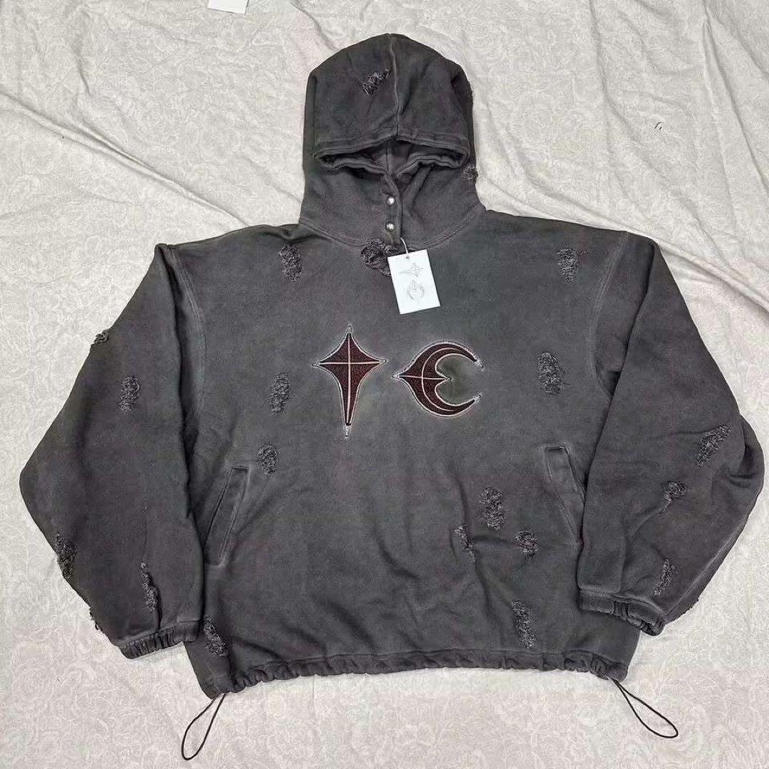 Thug Club Hoodie サグクラブ パーカー グレー