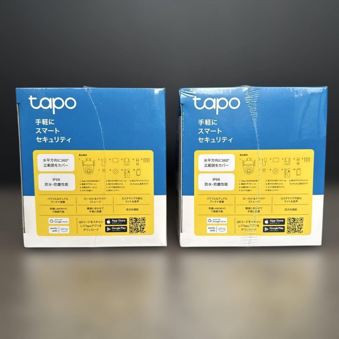 tapo Wi-Fi防犯カメラ 400万画素 2個セット