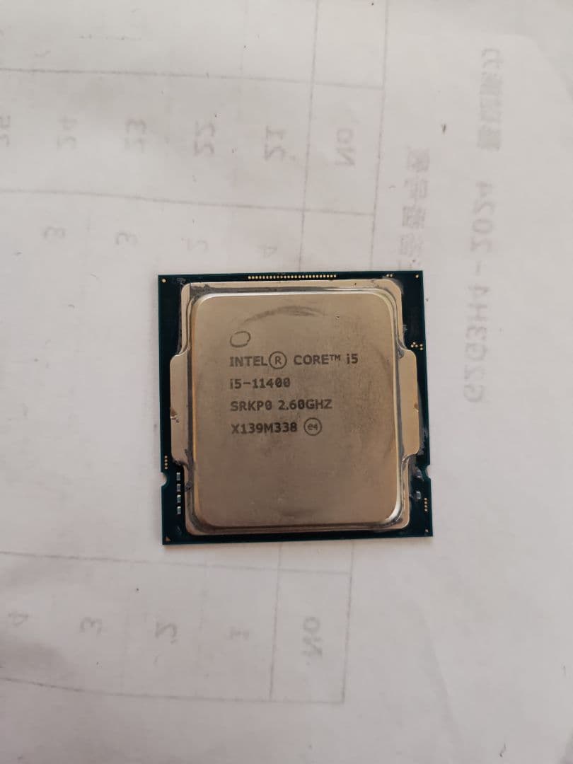 Intel Core i5-11400 CPUのみ