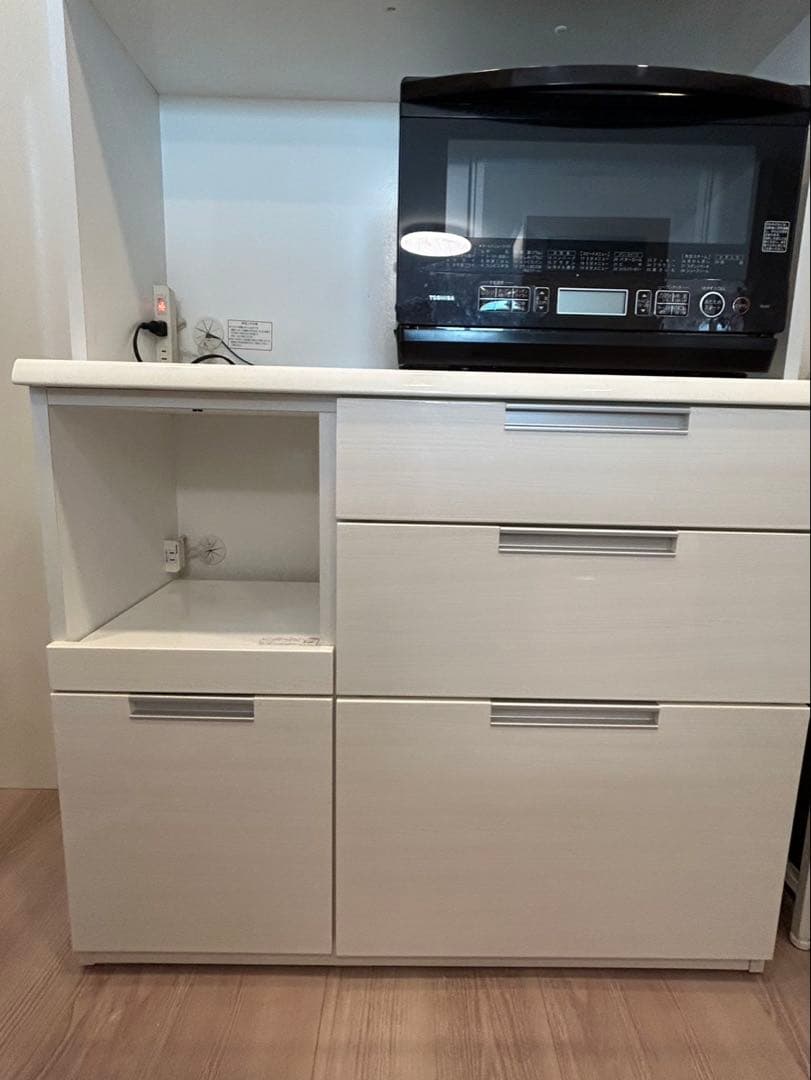 ニトリ キッチンボード ダリア 100KB-WH