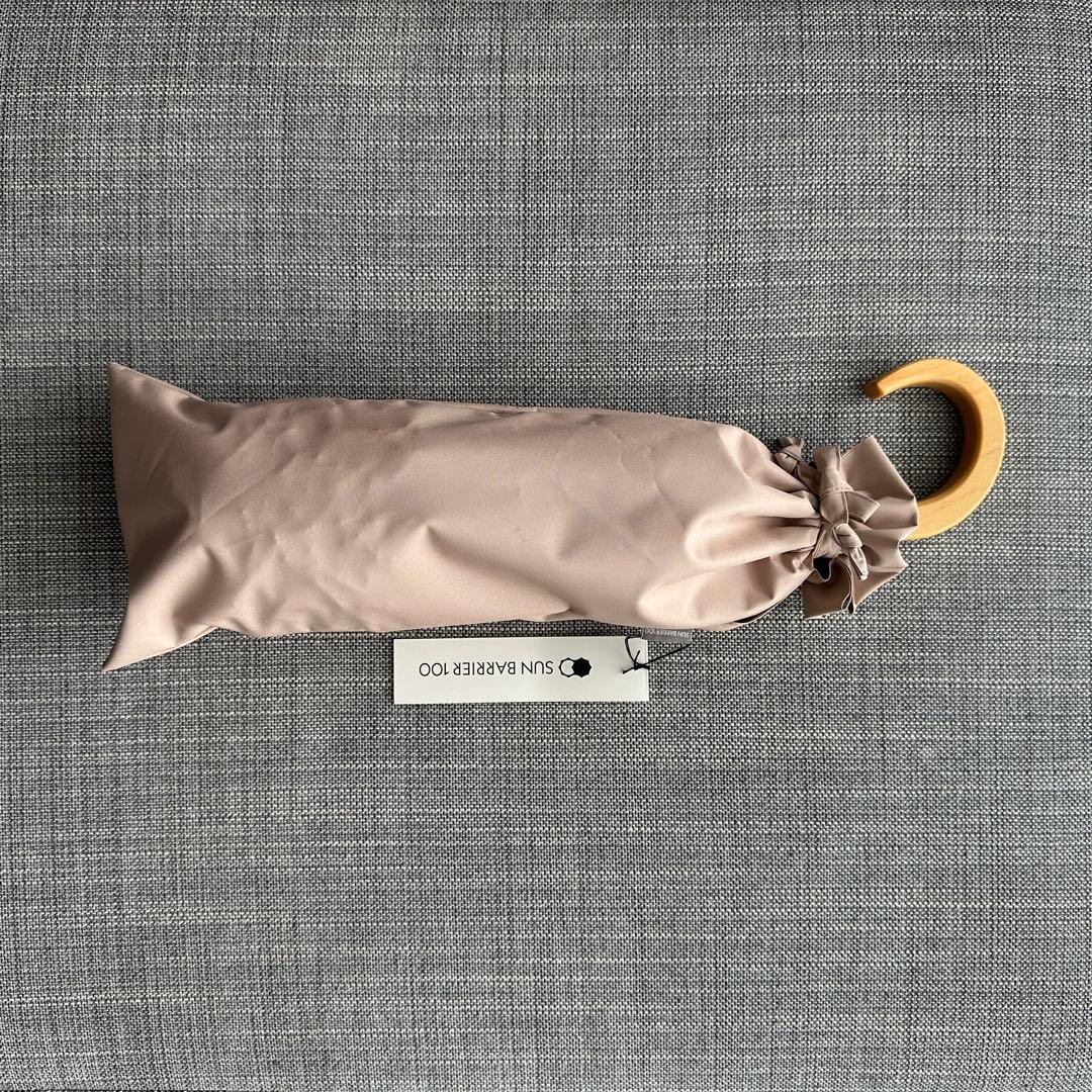 サンバリア100 折りたたみ日傘 2段折 ピンク