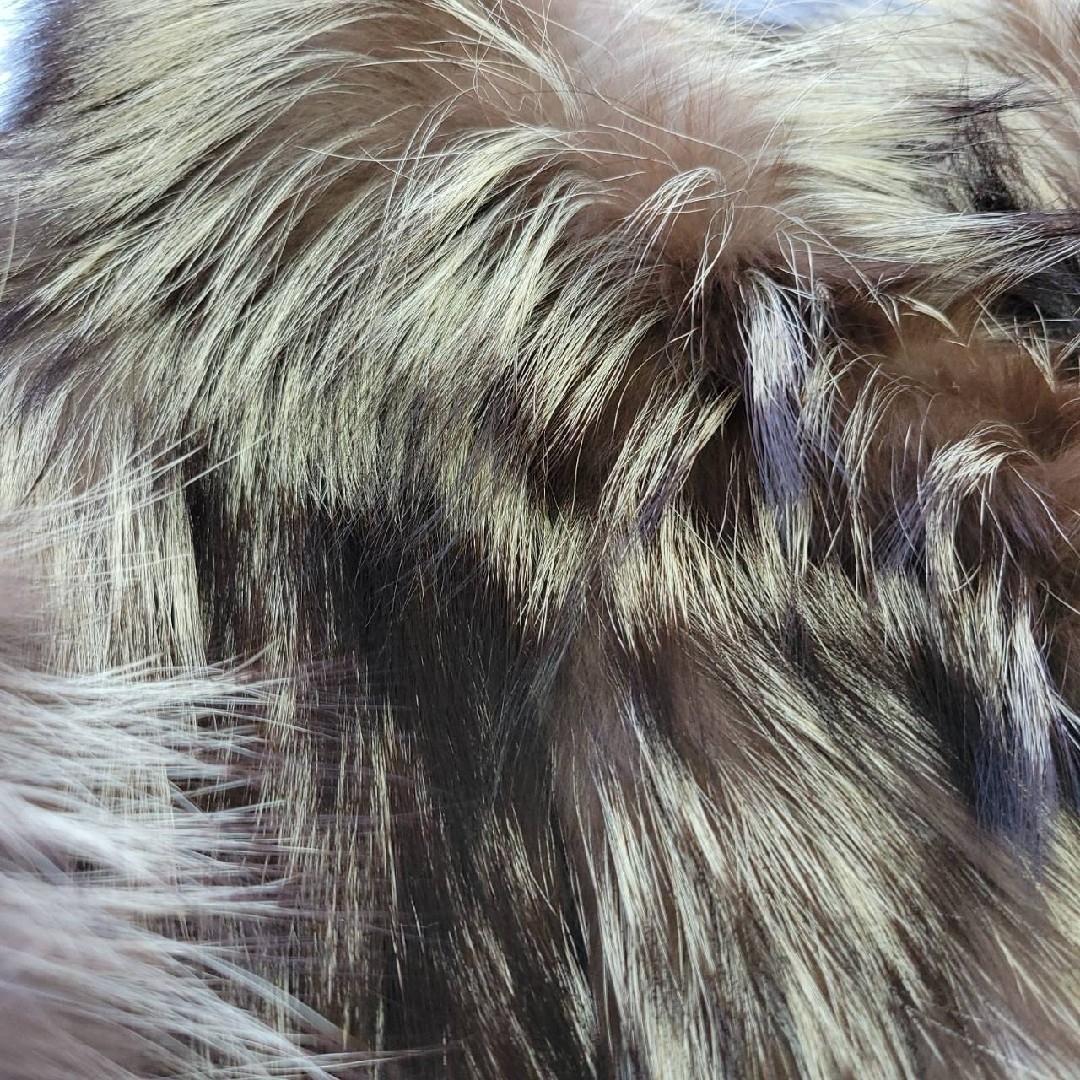 サガフォックス　金サガ　ブルーフォックス　毛皮　ショートコート　ジャケット