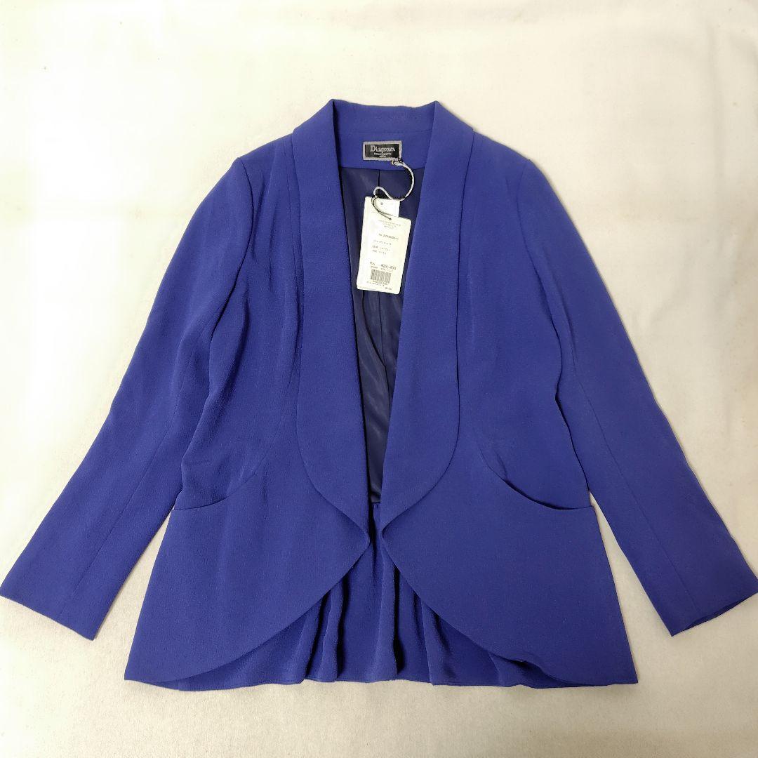 未使用 Diagram ペプラム ショールカラー ジャケット ダイアグラム 新品