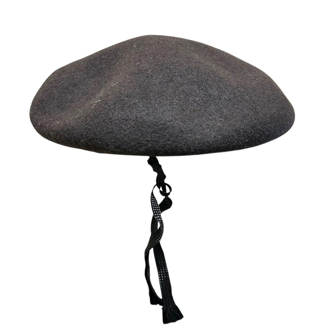 THE H.W.DOG&CO ベレー帽　ウール ダークブラウン