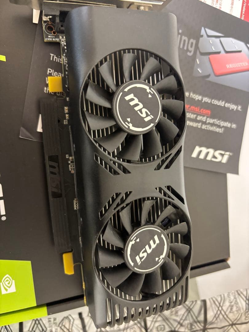 MSI GeForce GTX 1650 グラフィックボード　美品