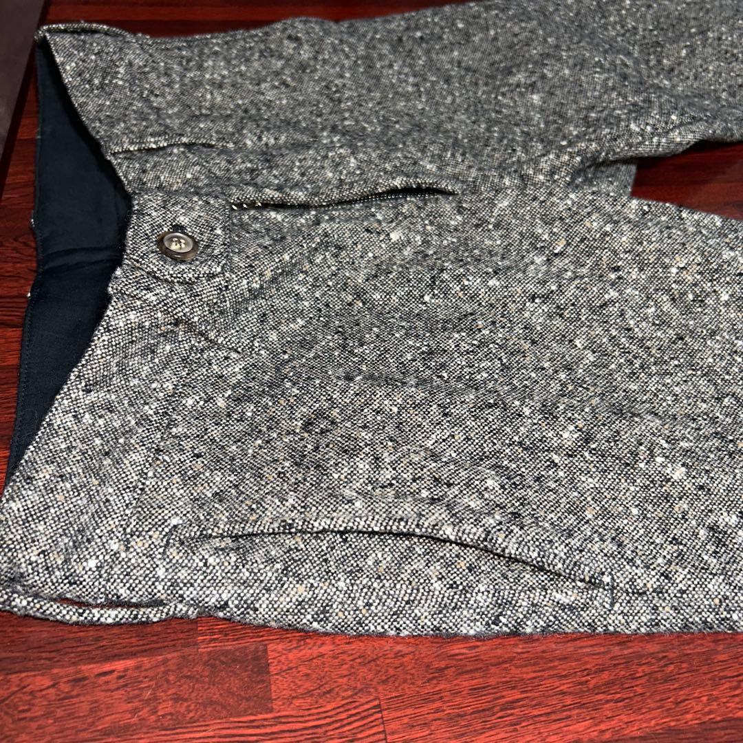 ヤコ様　　　　wjk ネップツイード　クロップドパンツ　M 最上級　ホワイトタグ