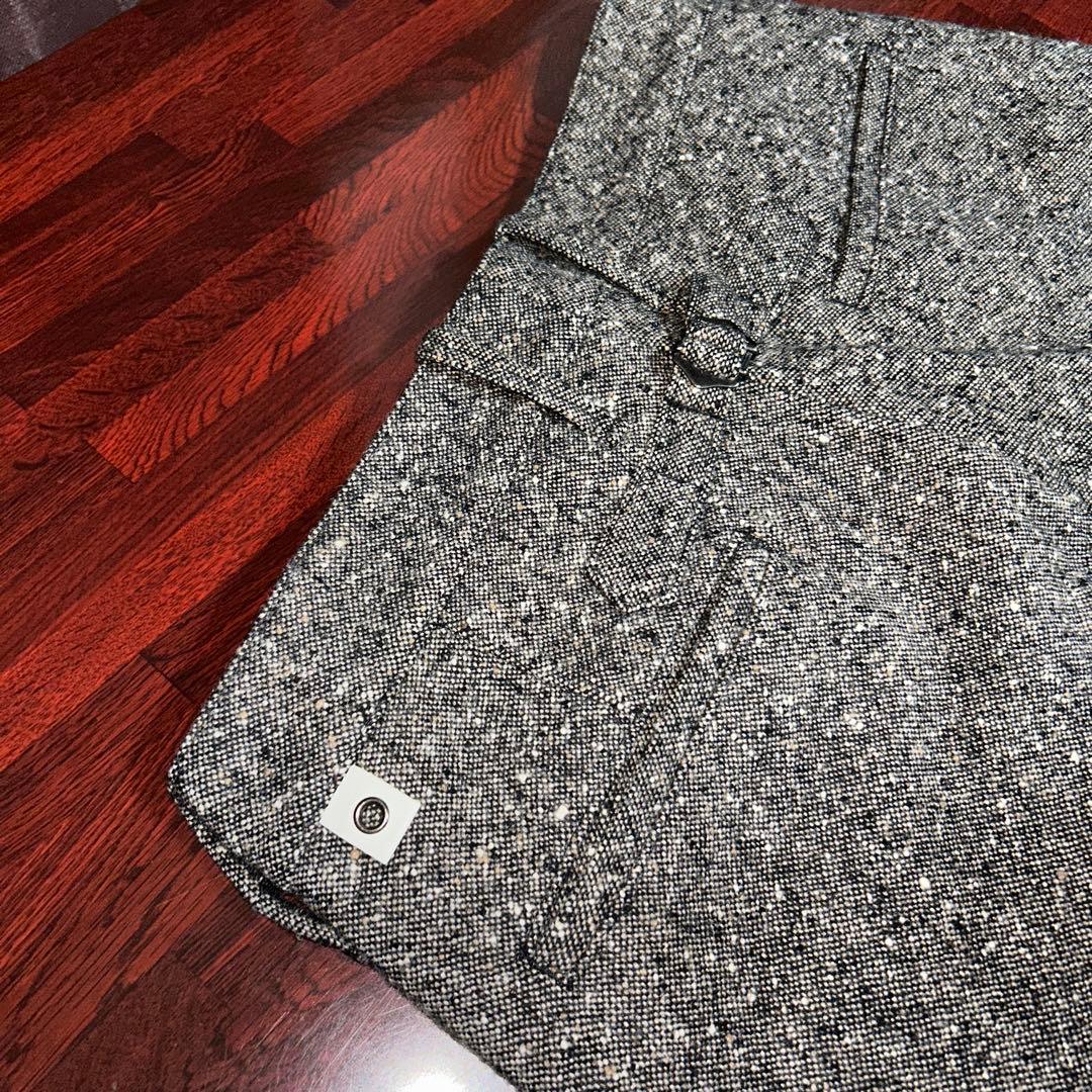 ヤコ様　　　　wjk ネップツイード　クロップドパンツ　M 最上級　ホワイトタグ