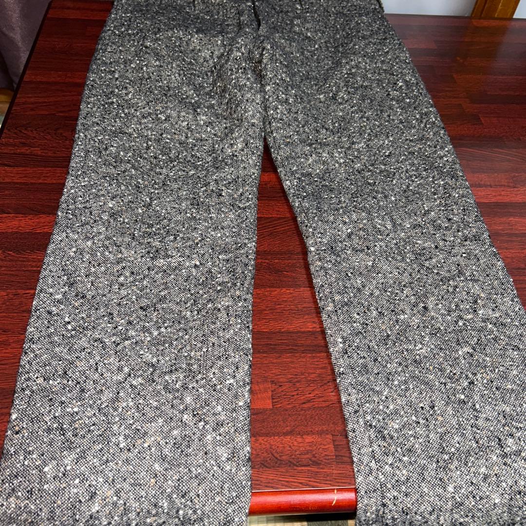 ヤコ様　　　　wjk ネップツイード　クロップドパンツ　M 最上級　ホワイトタグ