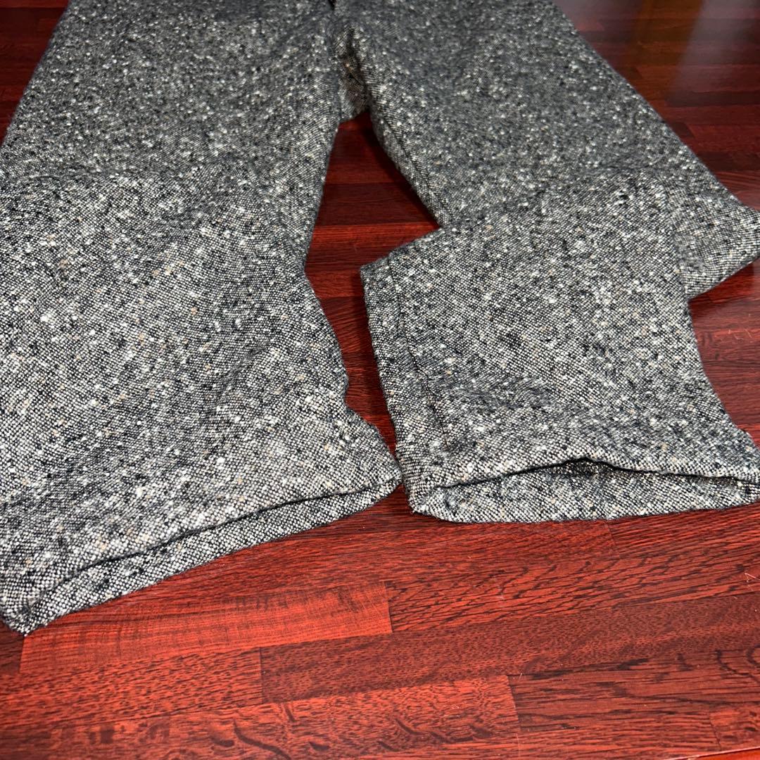 ヤコ様　　　　wjk ネップツイード　クロップドパンツ　M 最上級　ホワイトタグ