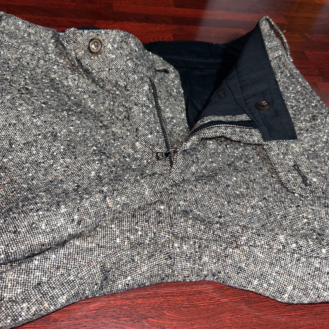 ヤコ様　　　　wjk ネップツイード　クロップドパンツ　M 最上級　ホワイトタグ