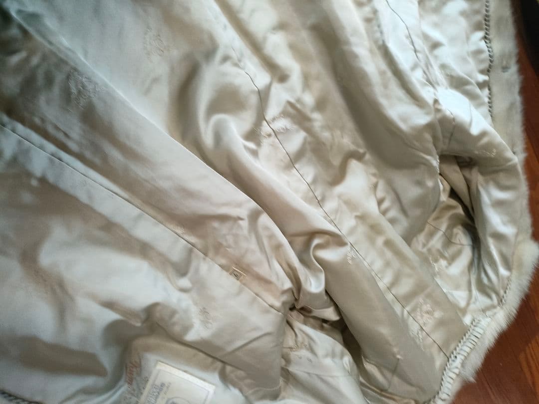 6 イエムラ　シルバー　ミンク　ファーコート　毛皮　9