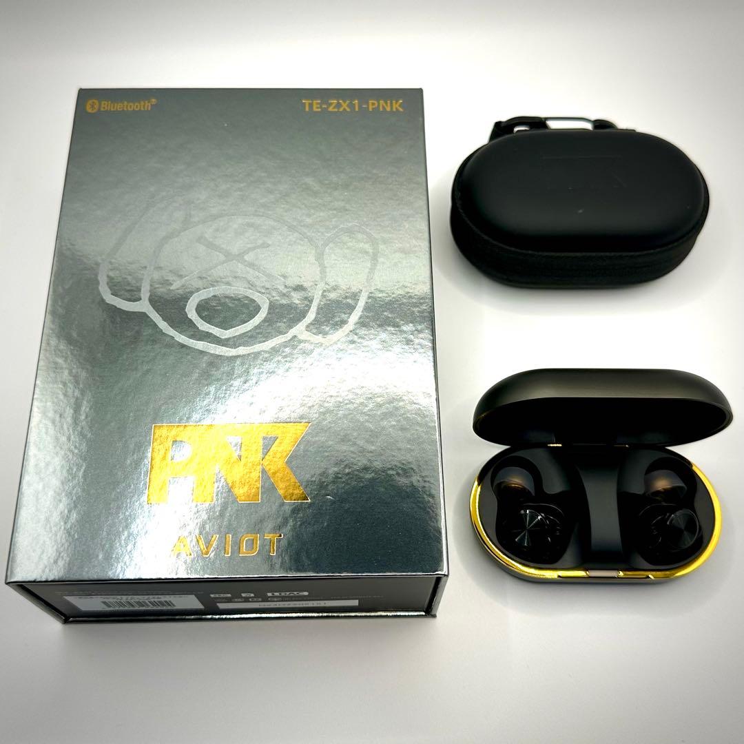 美品 AVIOT TE-ZX1-PNK ピヤホン7 付属品完備 動作確認済