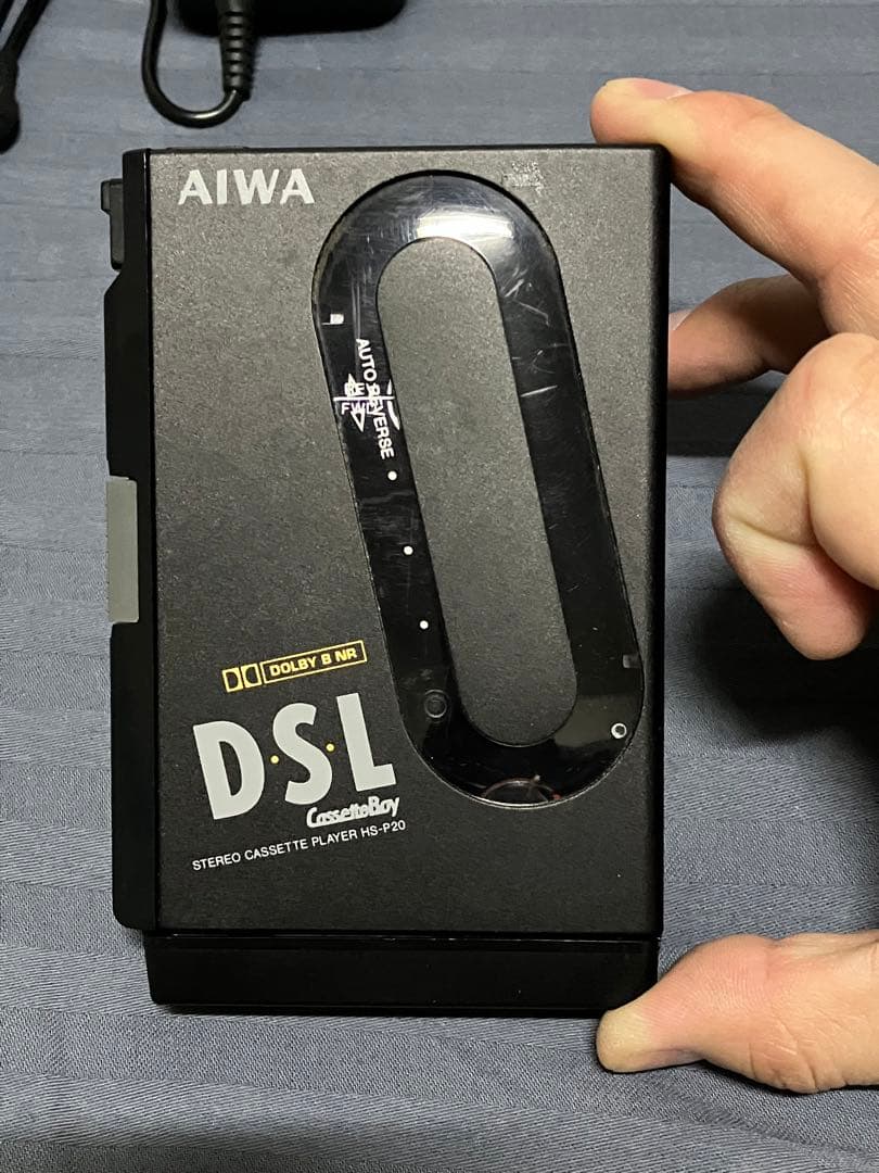 【美品】AIWAアイワCassetteBoy HS-P20 動作品アダプター付き