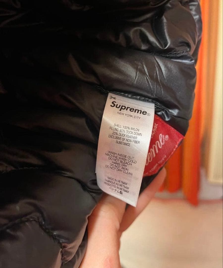 Supreme ダウン　フライトキャップ ブラック サイズ M/L