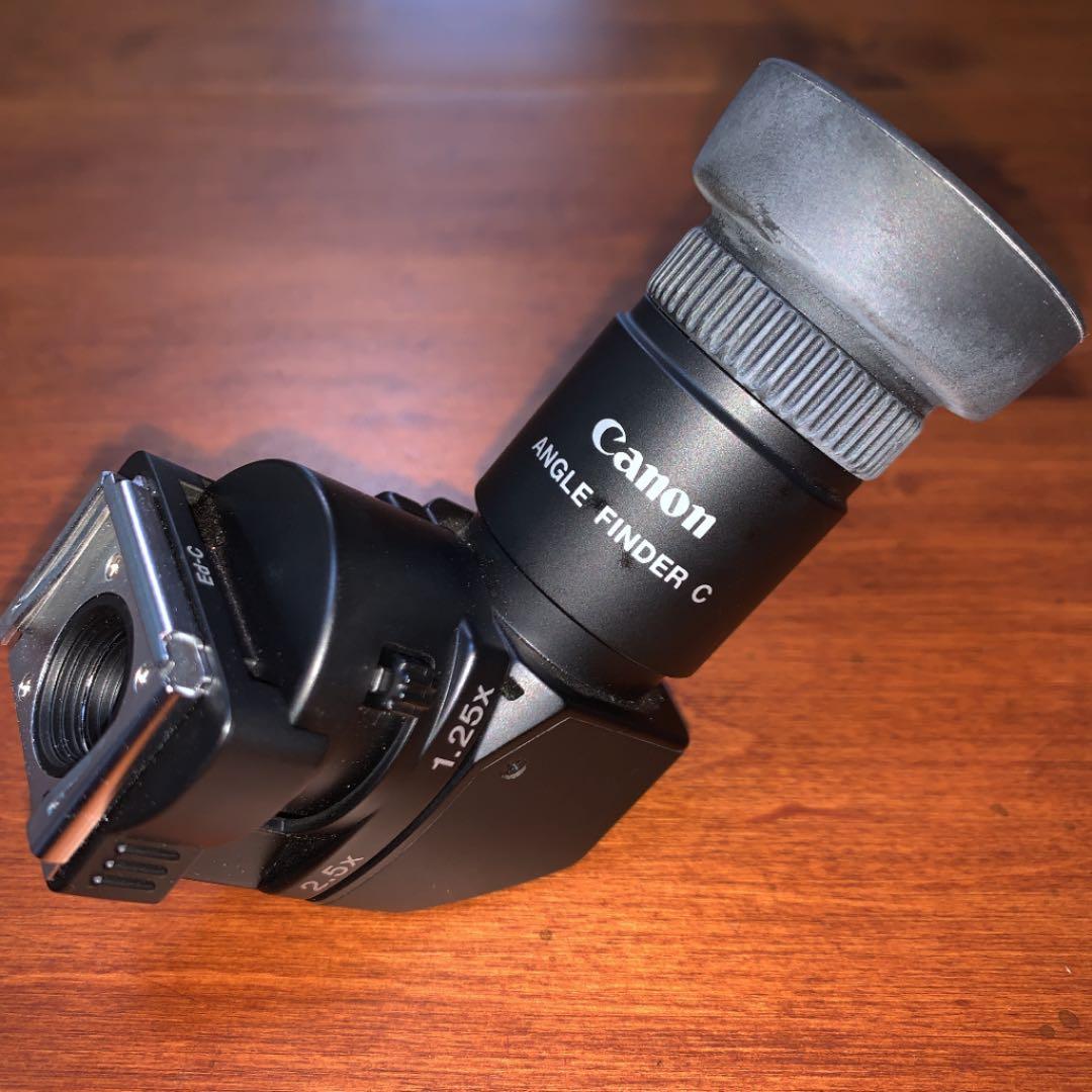 【箱有】Canon Angle Finder C（Ec-C • Ed-C 付き）