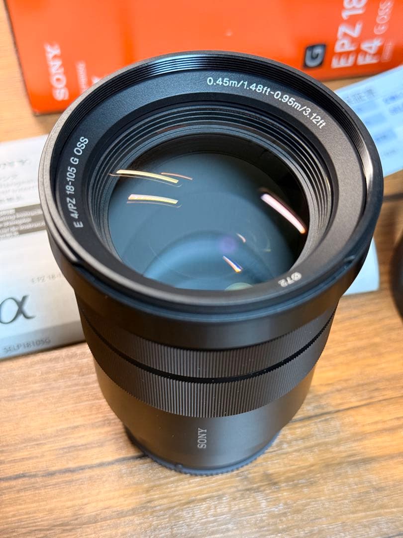 【極美品】SONY E PZ 18-105mm F4 G OSS eマウント
