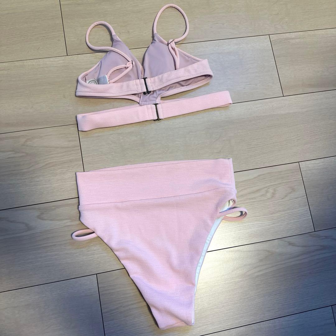 ALEXIA ピンク セパレート水着 ハイウエスト　上下セット
