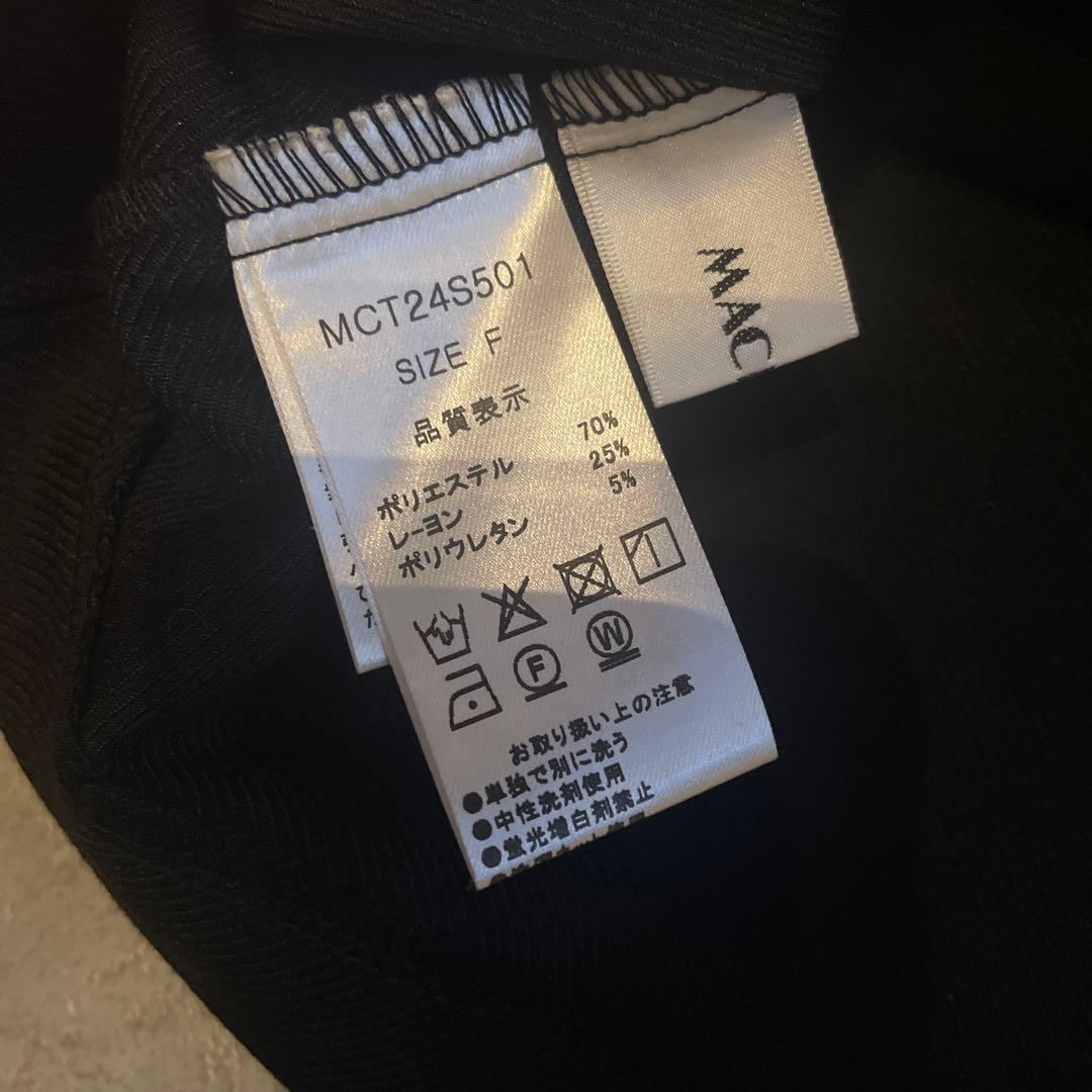 machattマチャット　 クロップドベスト　ブラック 正規品