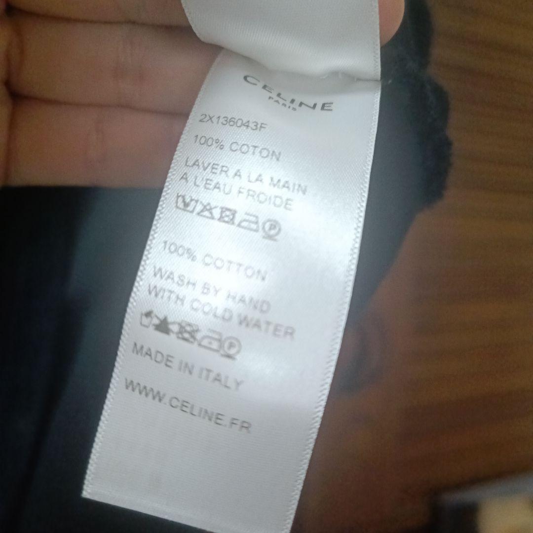 CELINE ブラック ポロシャツ 半袖