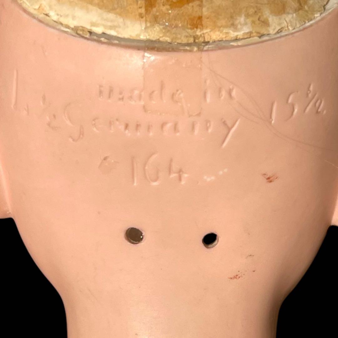 まるこ アンティーク ビスクドール ケストナー 164 シェルカメオ