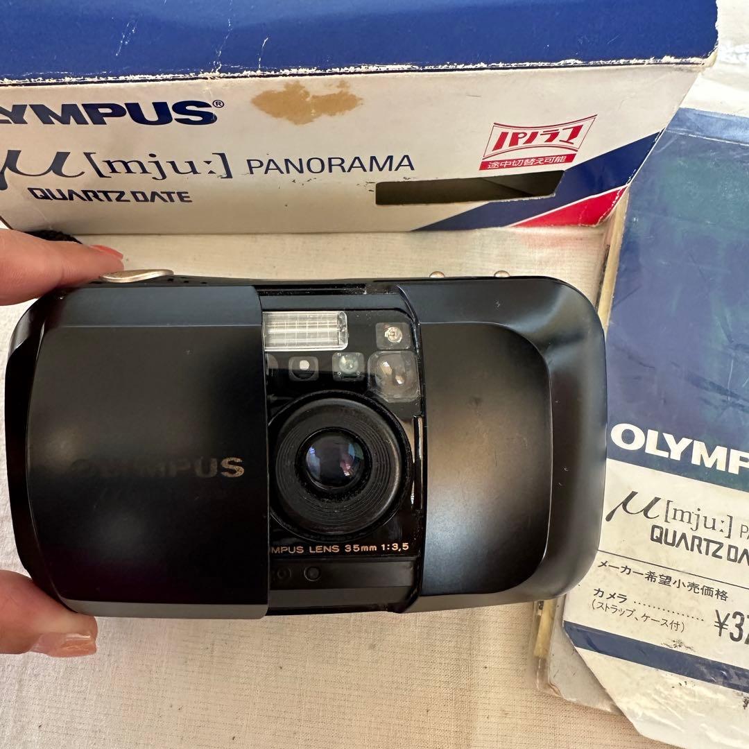 OLYMPUS μ ｍju Panorama 箱付き ビンテージ　カメラ