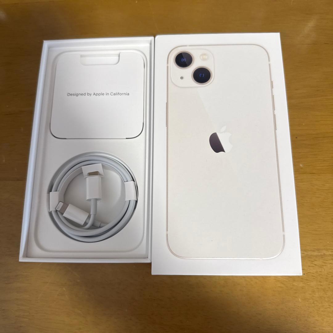 iPhone13 simフリー バッテリー86% 箱あり