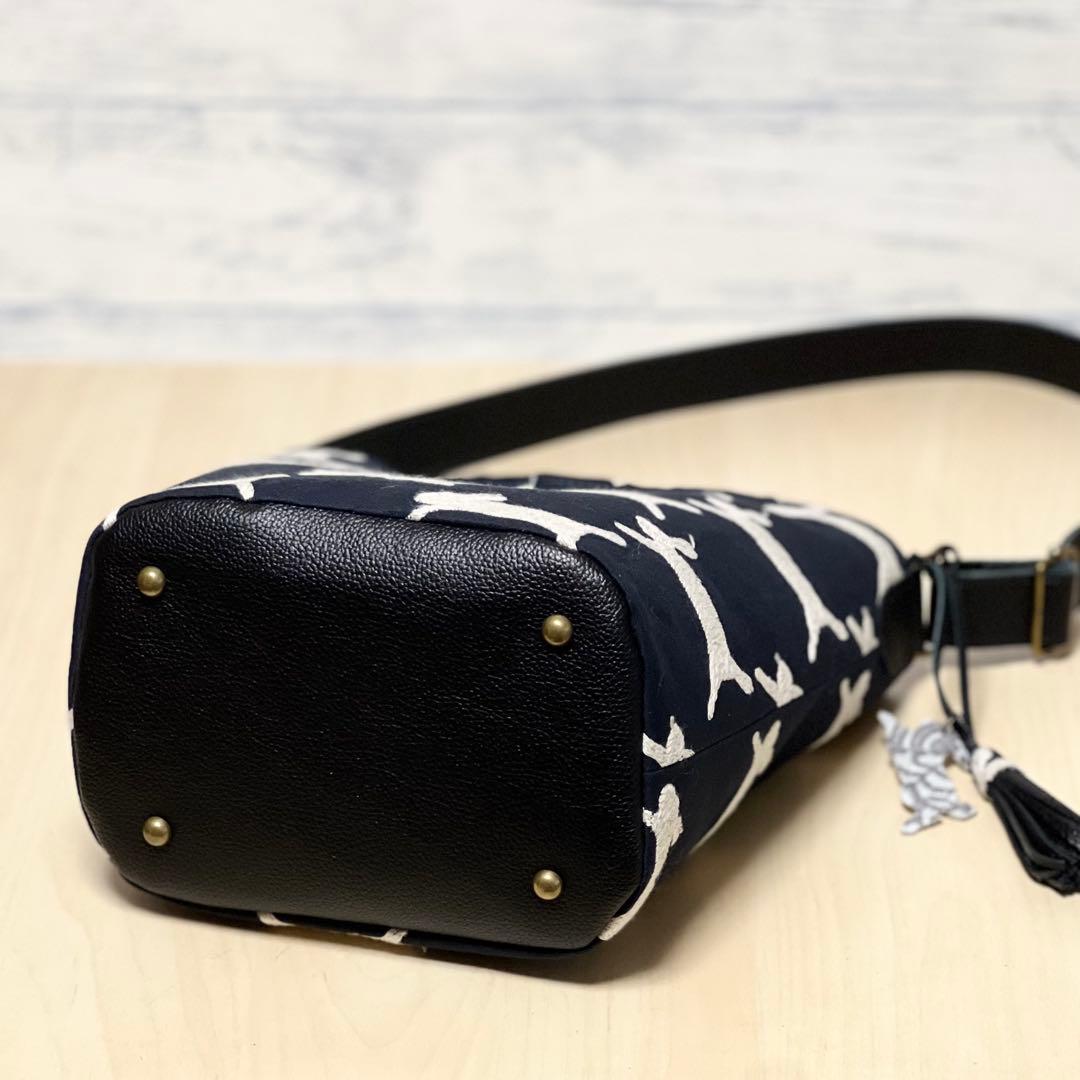 ミナペルホネンと本革のワンハンドルバッグ　MB510-163