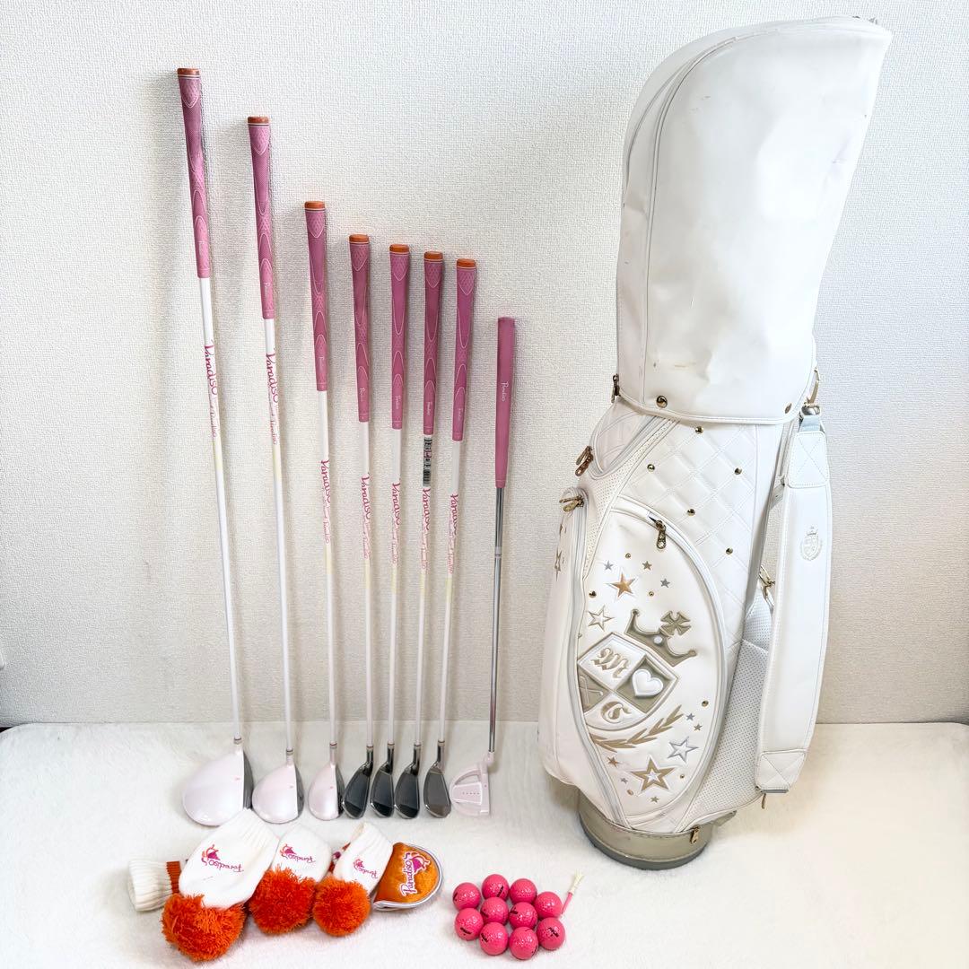 超豪華 ブリヂストン/PARADISO 初心者 レディース ゴルフクラブセット