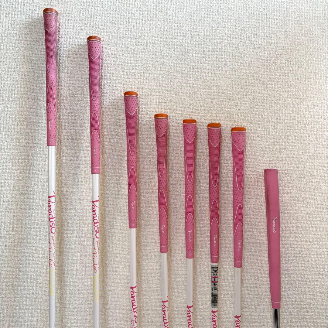 超豪華 ブリヂストン/PARADISO 初心者 レディース ゴルフクラブセット