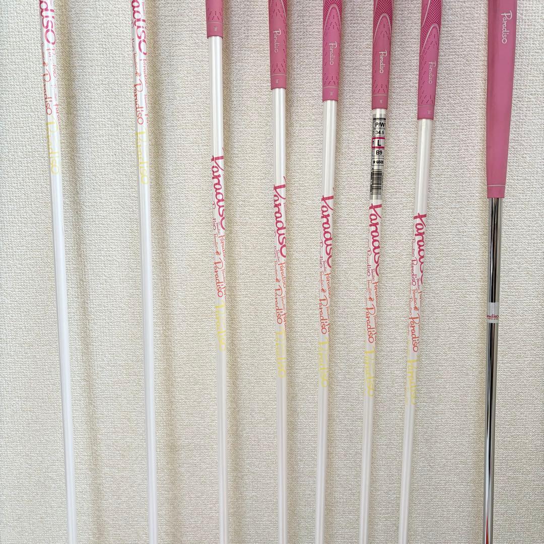超豪華 ブリヂストン/PARADISO 初心者 レディース ゴルフクラブセット