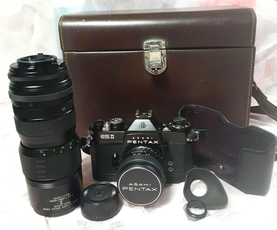 PENTAX ES Ⅱ　&　シグマ80㎜～200㎜ズームレンズ　バック入り