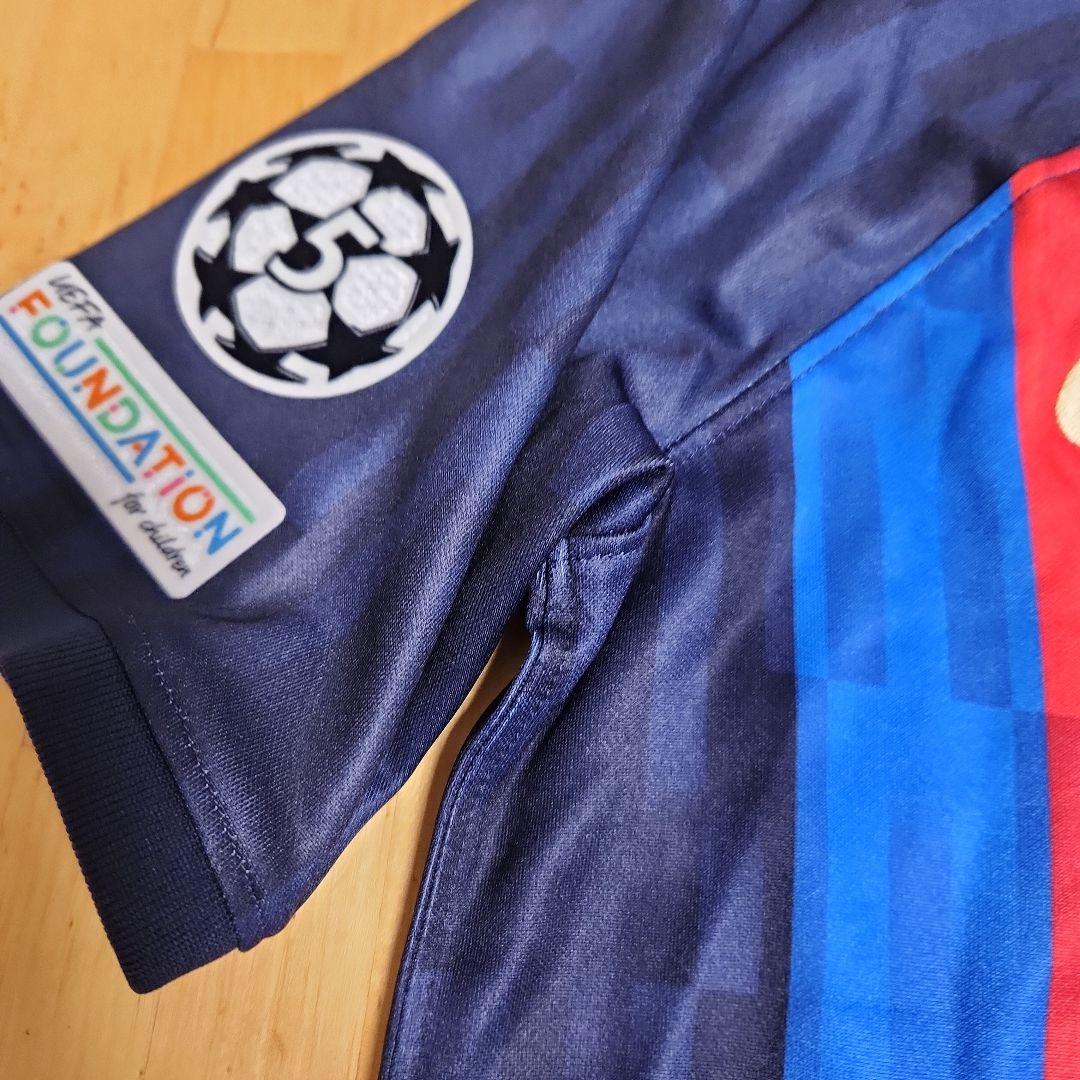 新品タグ付　FCバルセロナ ユニフォーム キッズL レヴァンドフスキ #9