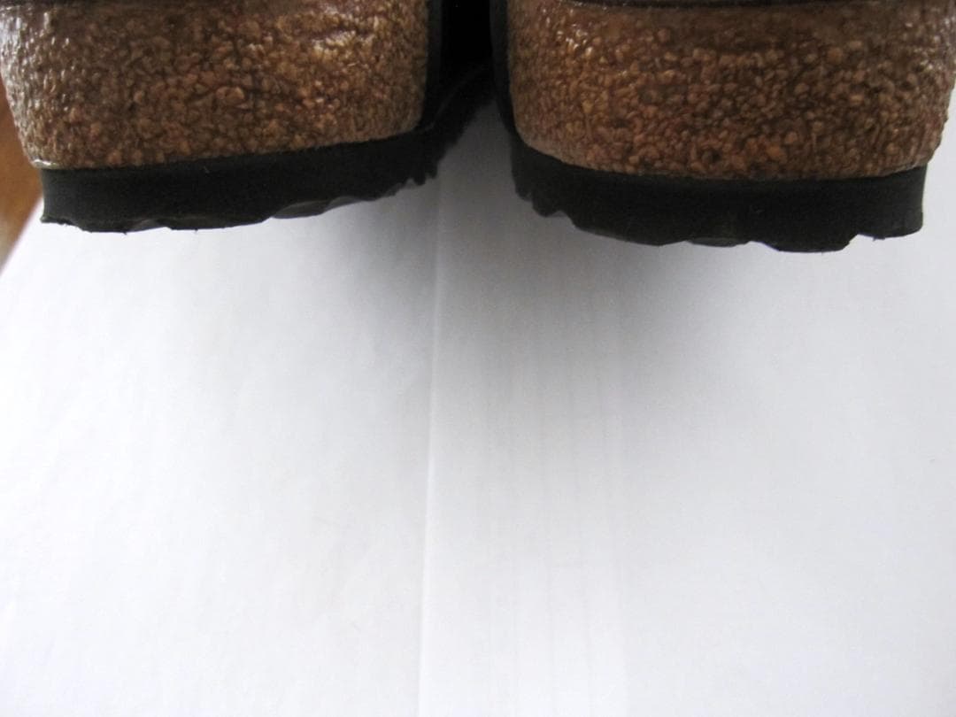 美品 ビルケンシュトック ボストン ナチュラルレザー 38 ナロー 24.5 黒