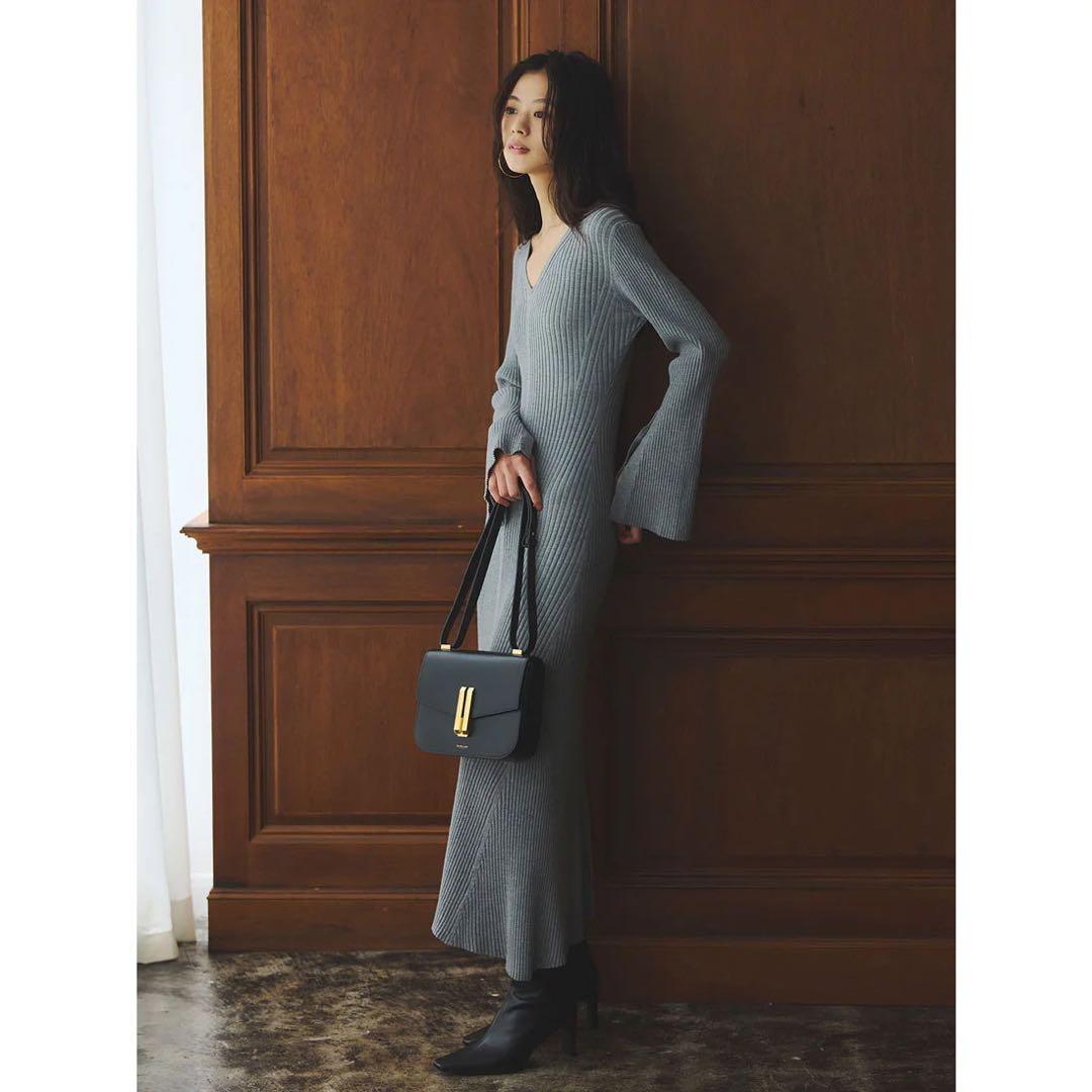 anuansセミマーメイドニットワンピース