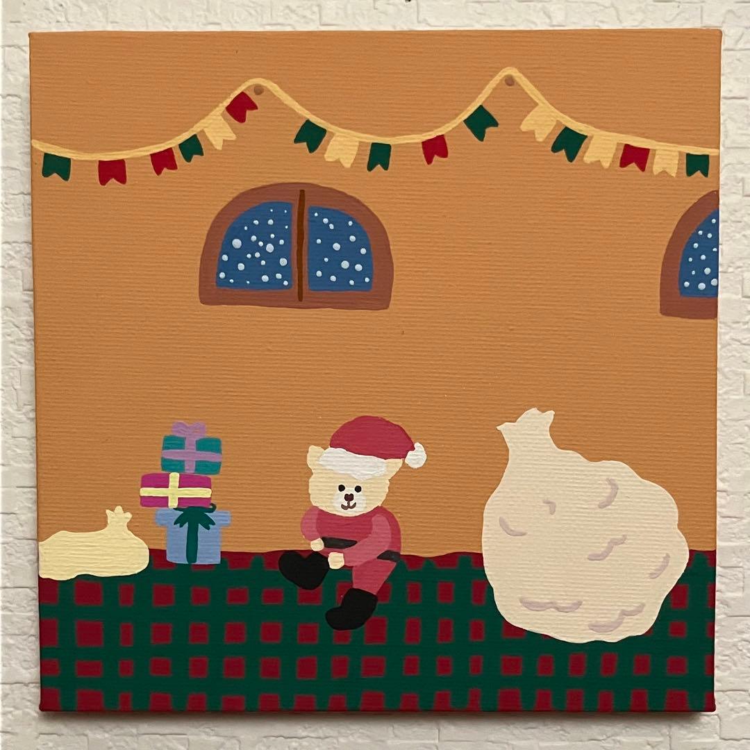 りん様　4枚セット　原画　150×150mm アクリル画