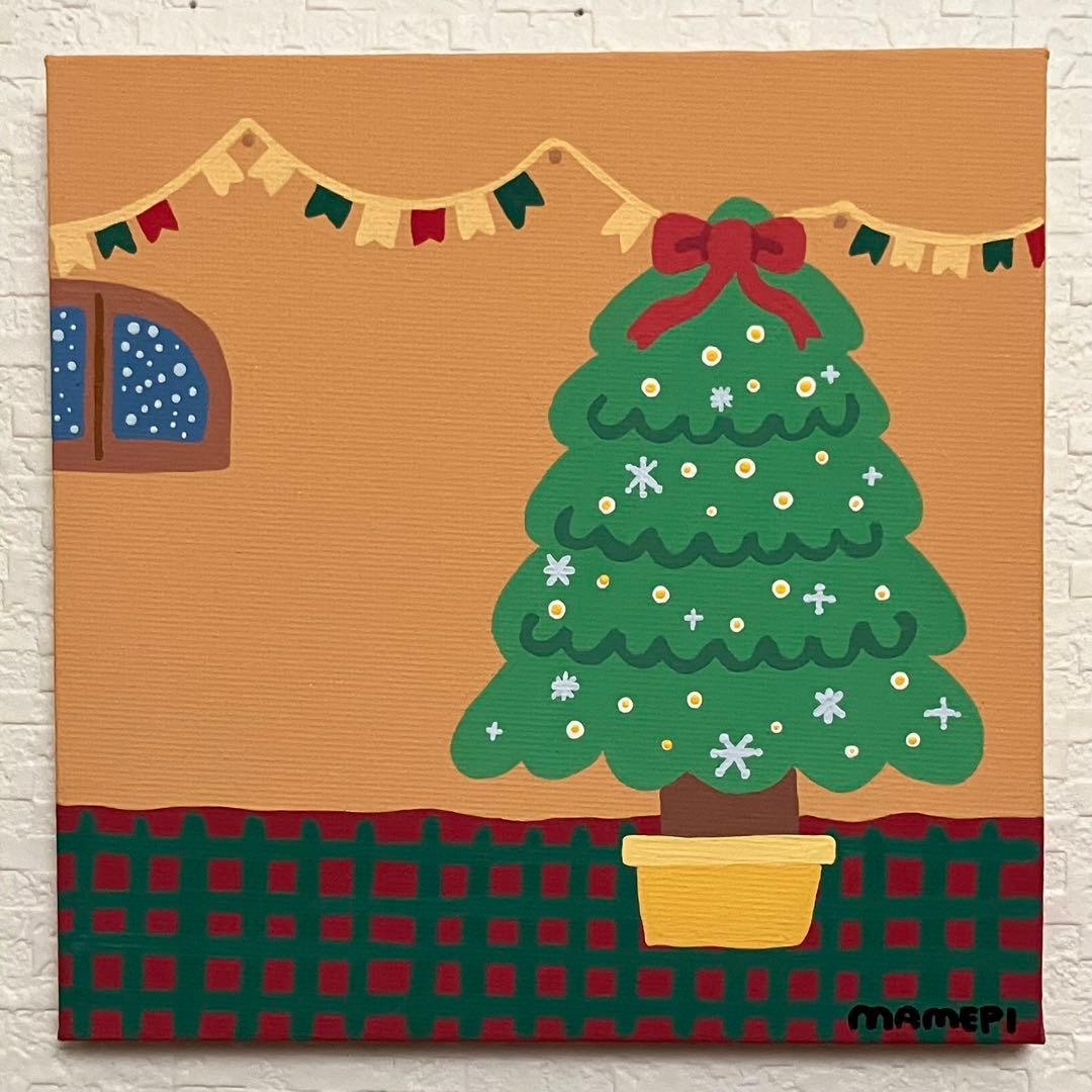 りん様　4枚セット　原画　150×150mm アクリル画