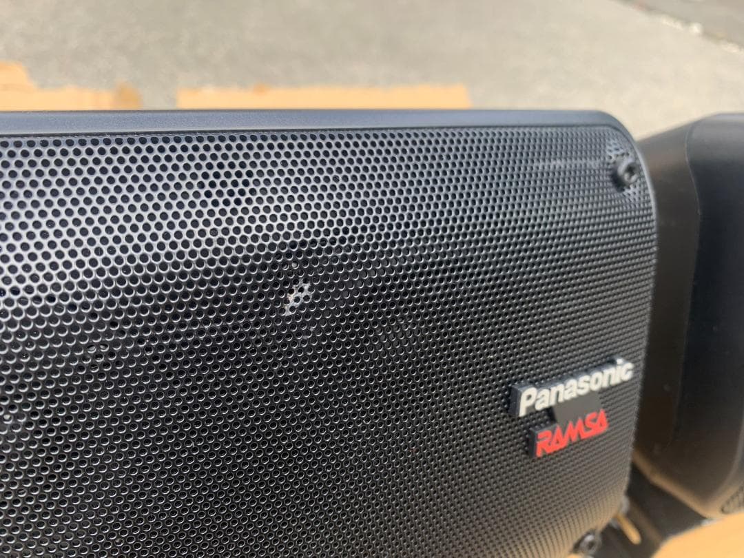 2個　パナソニック ラムサ　WS-BN010-K 　スピーカー 店舗　業務用