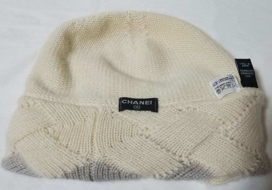 CHANELココマーク・マトラッセ　ニット帽ビーニー美品