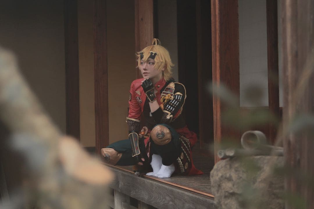 三分妄想　【販売終了商品】原神　トーマ　衣装　靴　ウィッグ